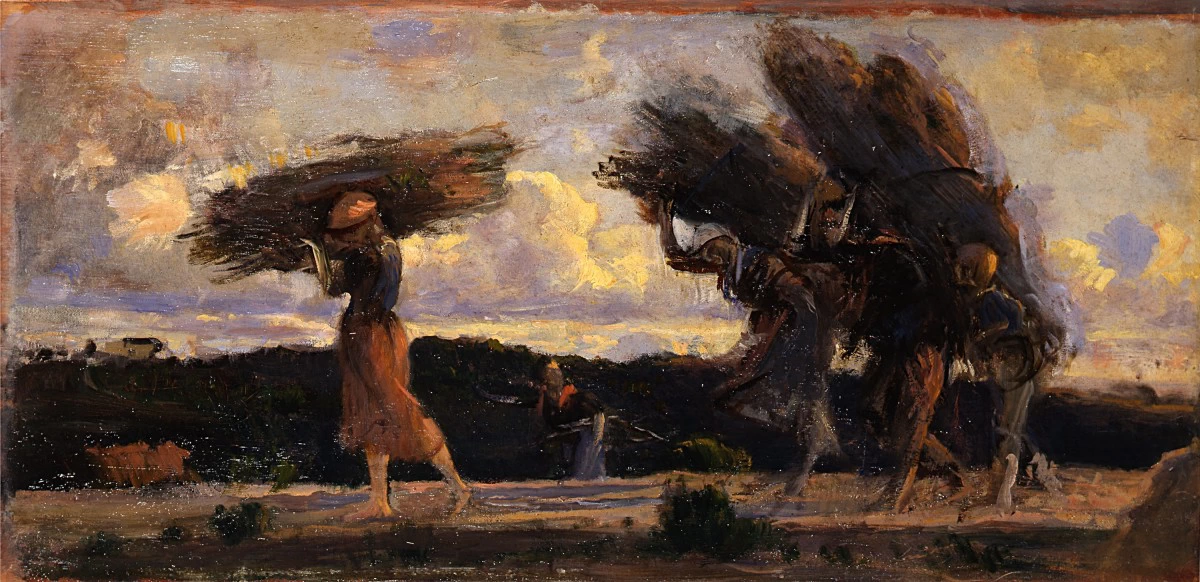 Boscaiole con fascine - Galleria d'Arte Moderna, Firenze